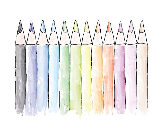 crayons de couleur